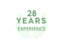 28 Years Experience Badge